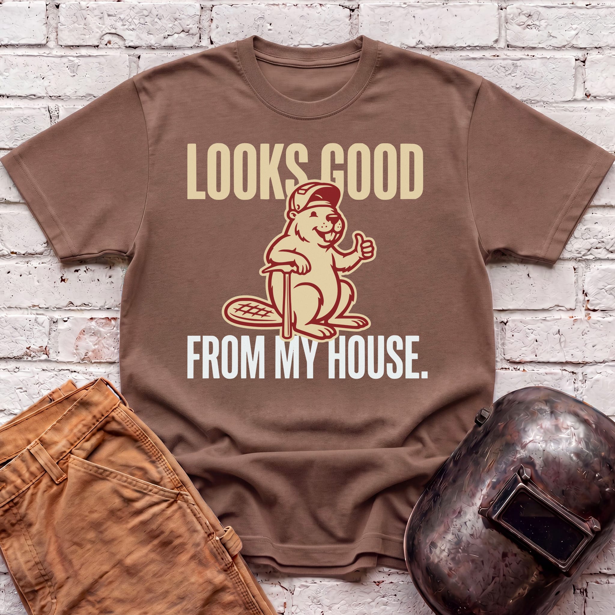 Looks GOOD from MY HOUSE Beaver T-shirt