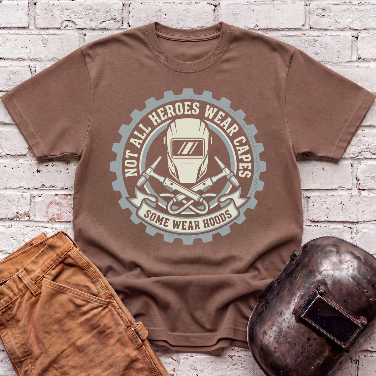 Some Heroes Wear Hoods T-shirt