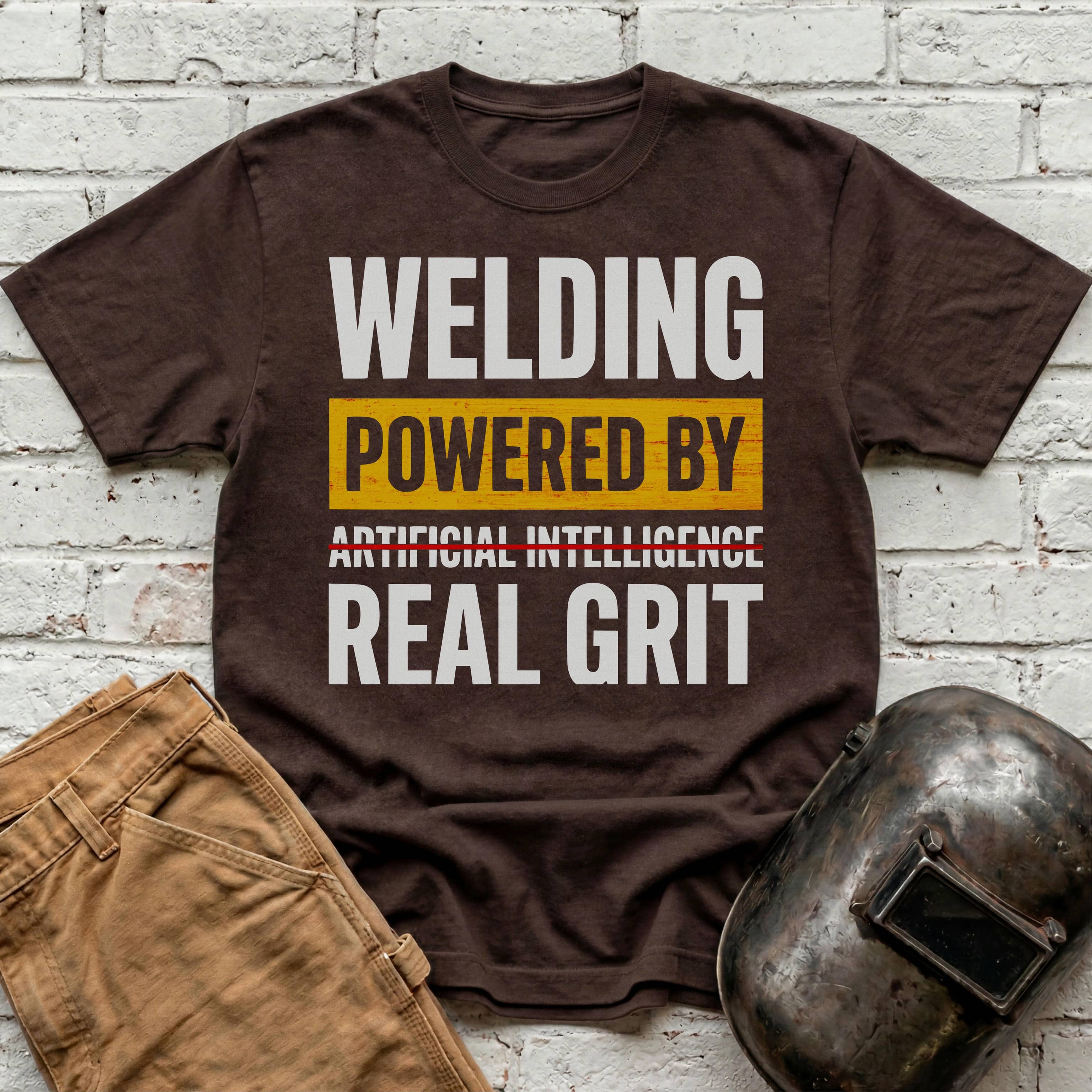 Welding Powered by Real Grit T-shirt