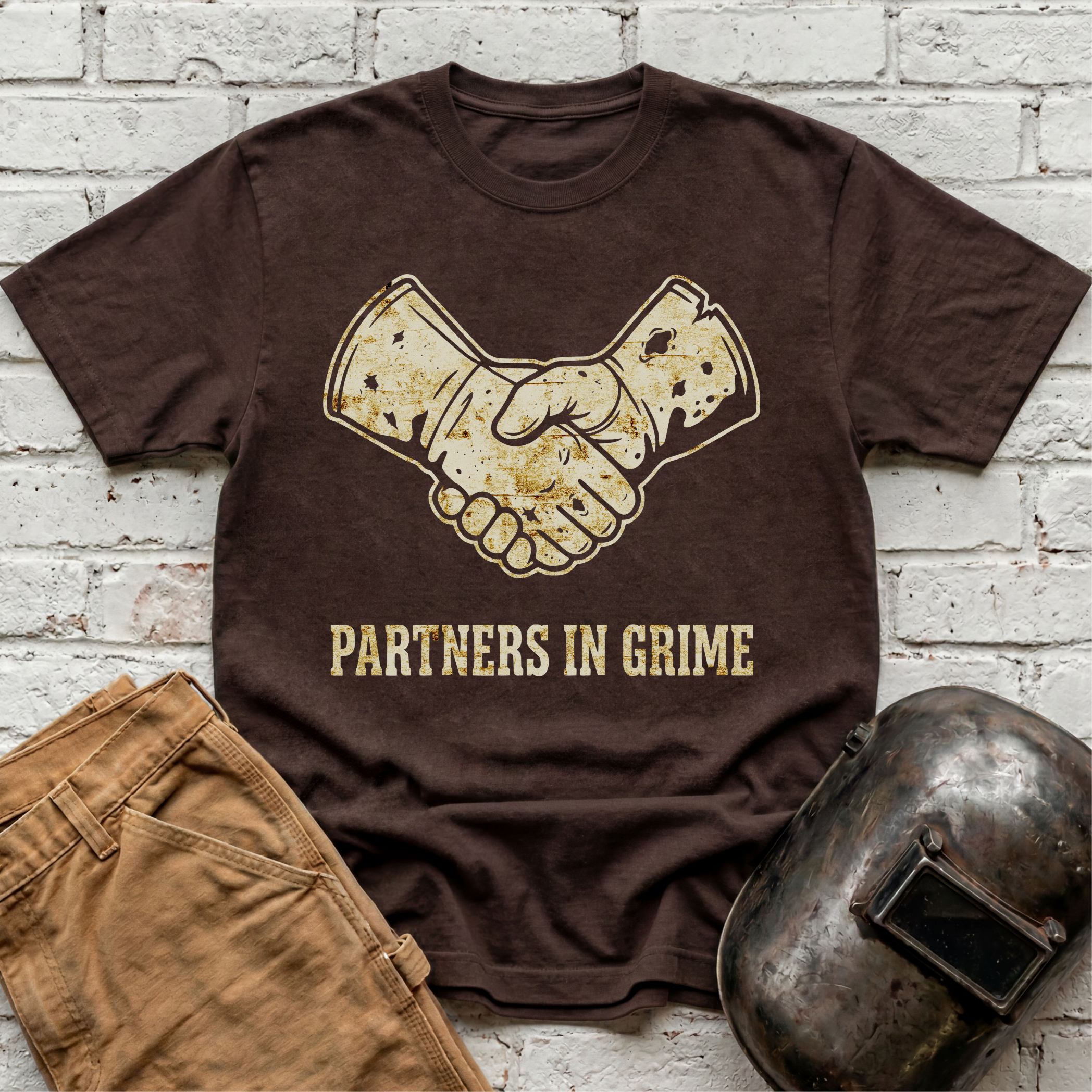 Handshake Partners in Grime T-shirt