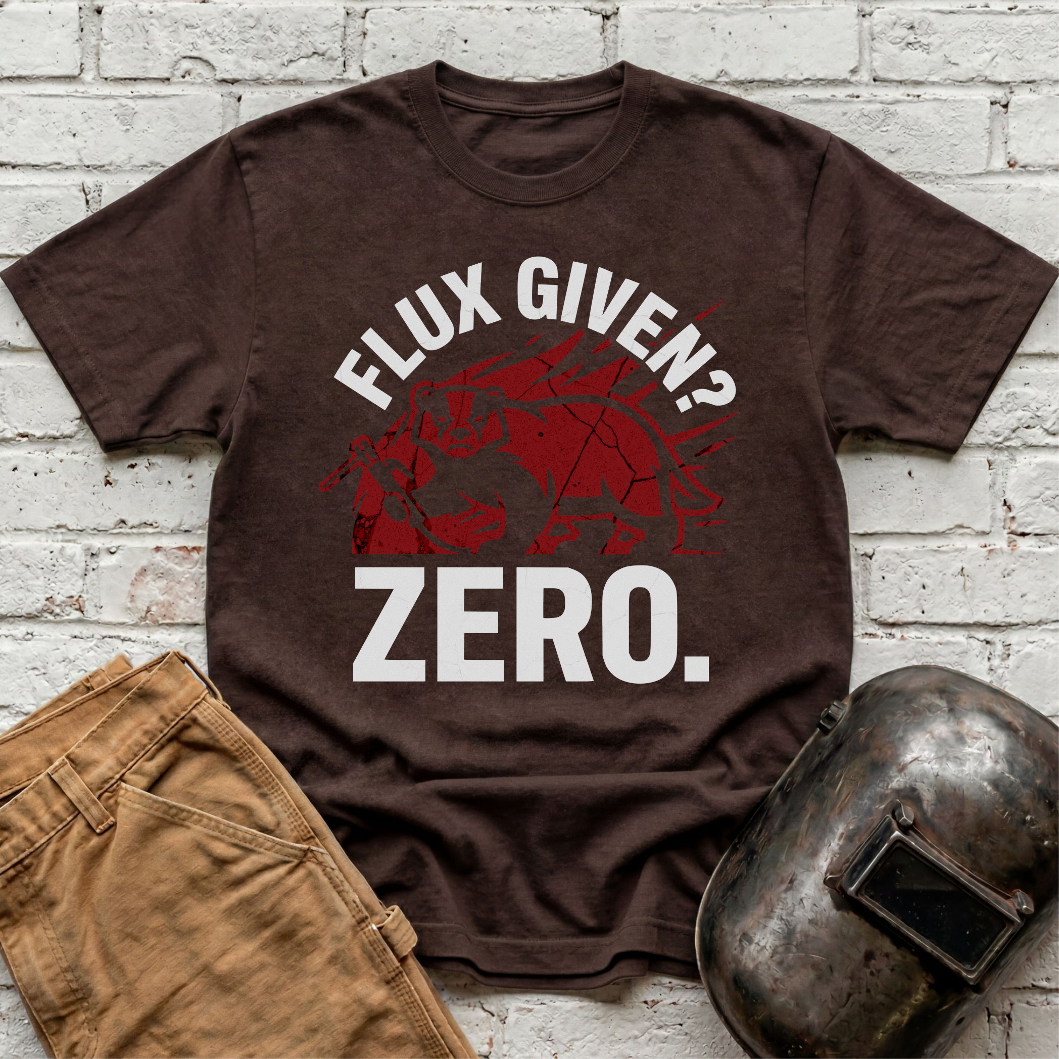 FLUX GIVEN? ZERO Badger T-shirt