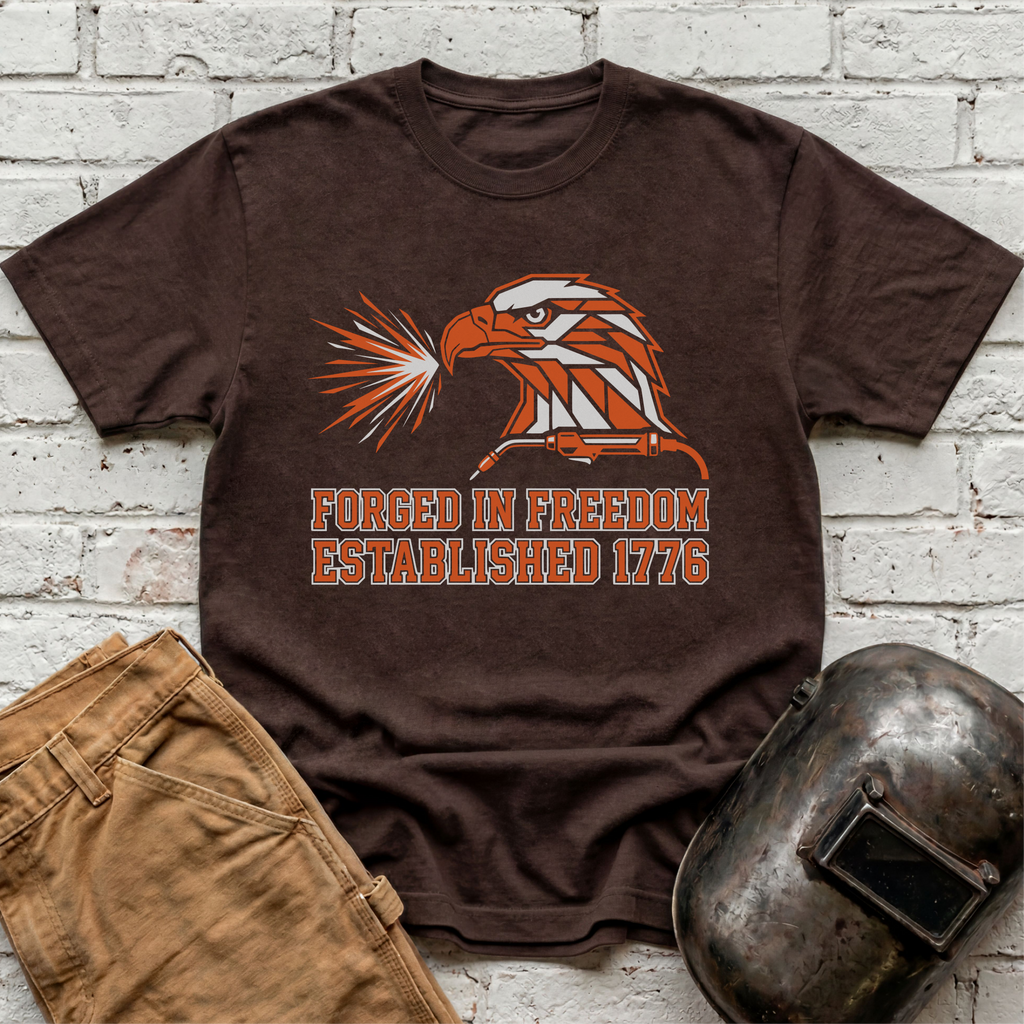 Forged in Freedom, Est. 1776 T-shirt