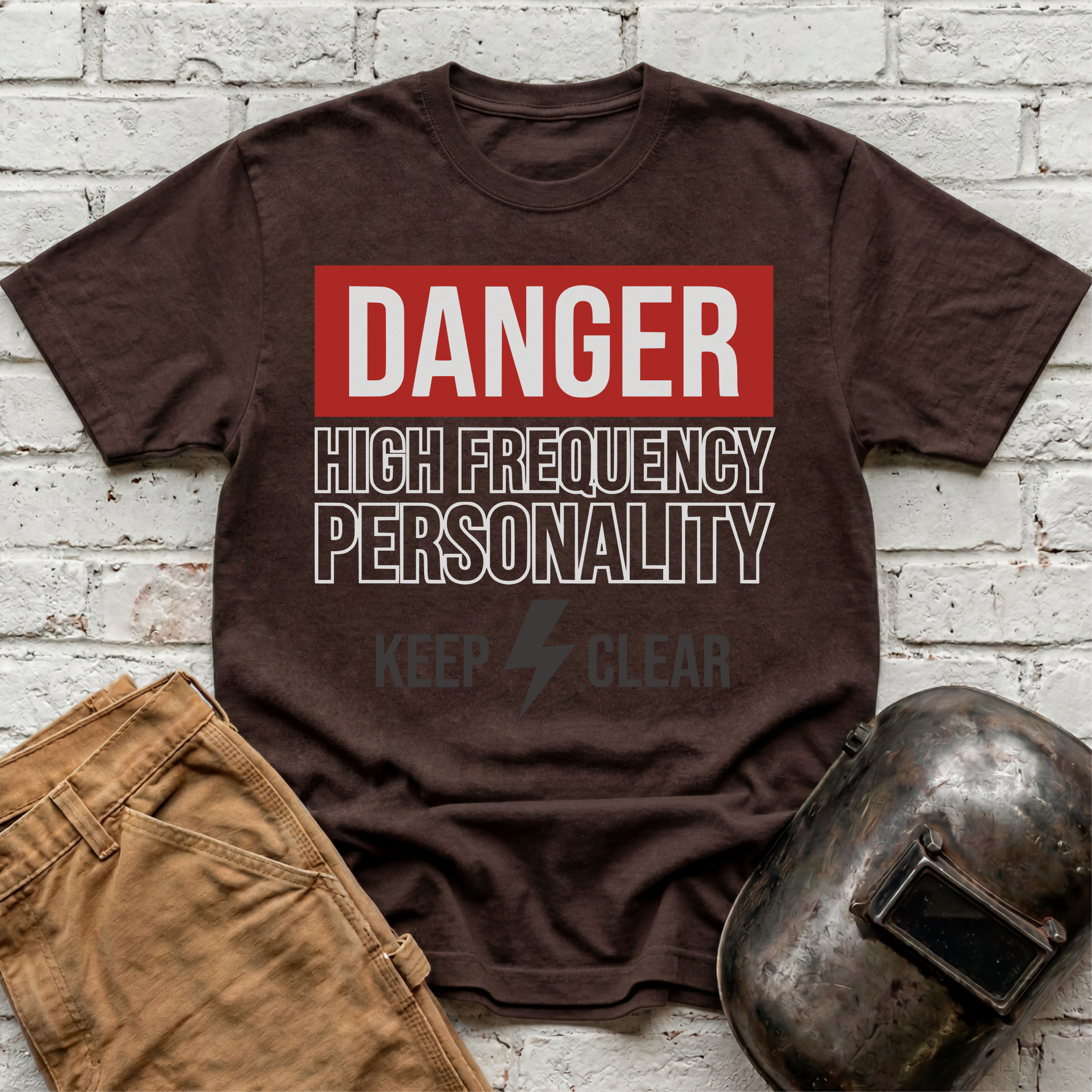 HIGH FREQUENCY PERSONALITY Danger T-shirt