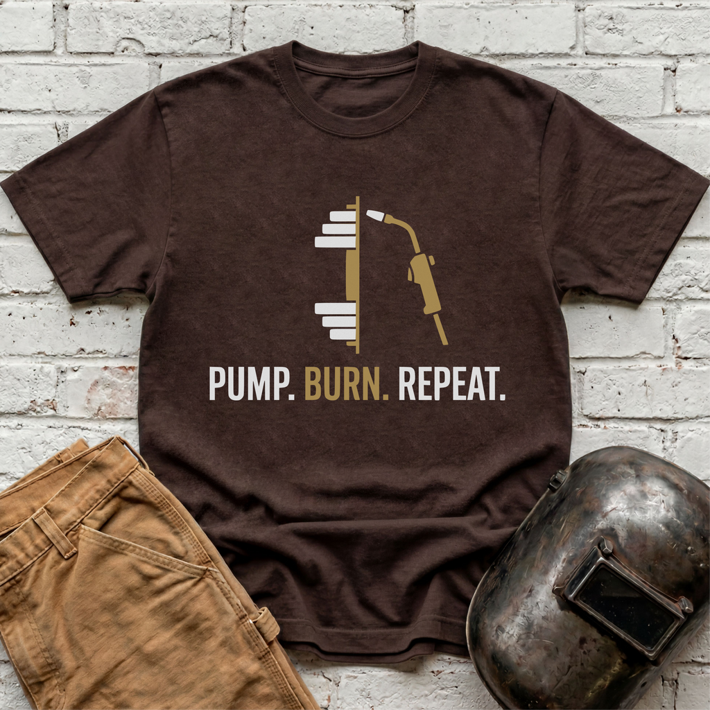 PUMP. BURN. REPEAT. T-shirt