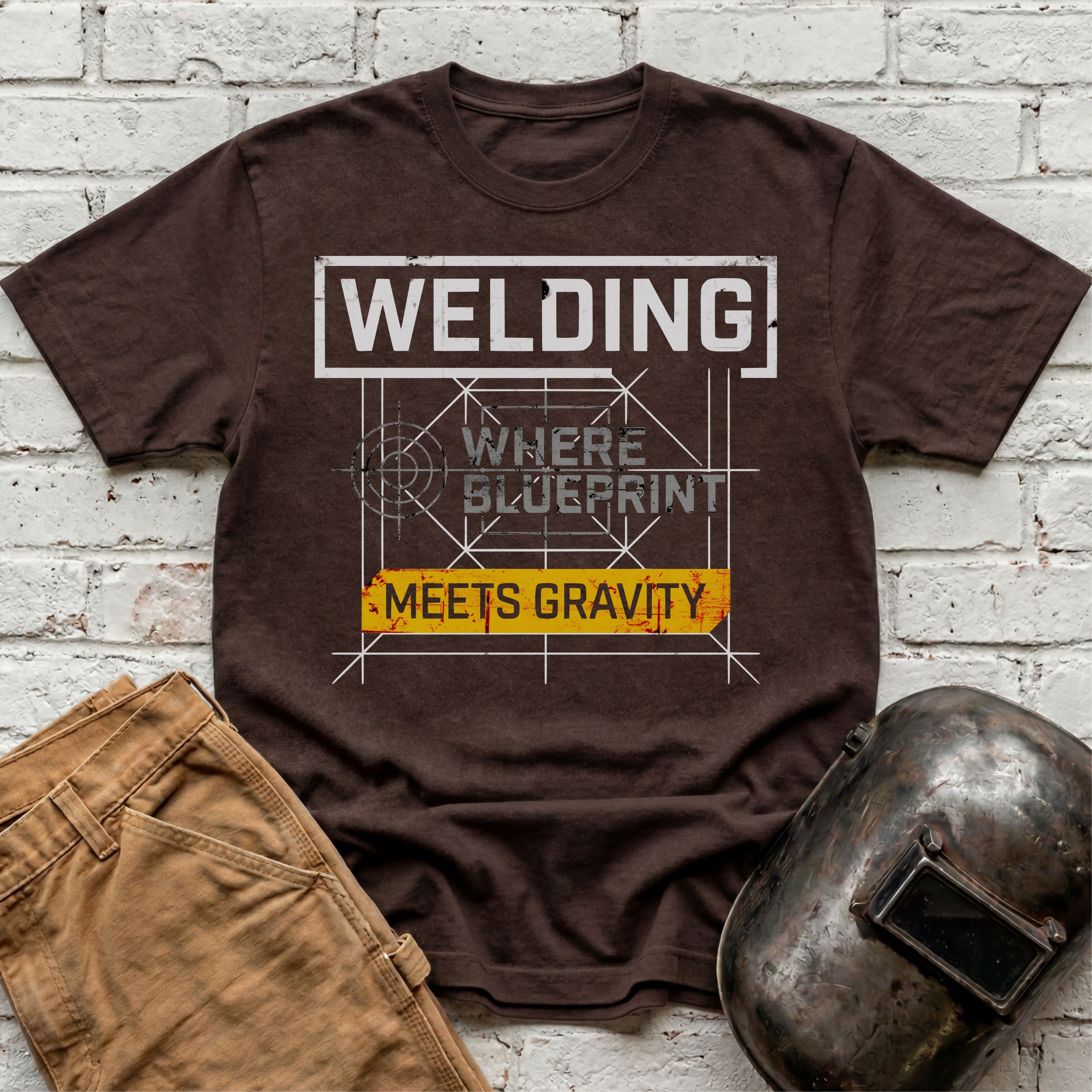 Where Blueprint Meets Gravity T-shirt