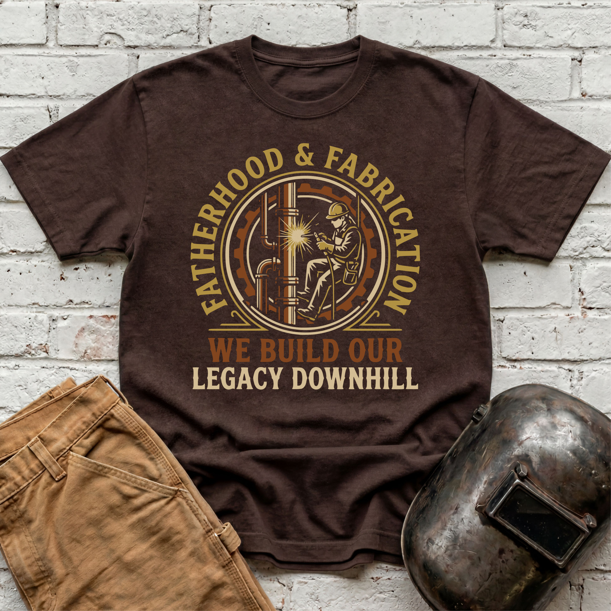 Fatherhood & Fabrication T-shirt