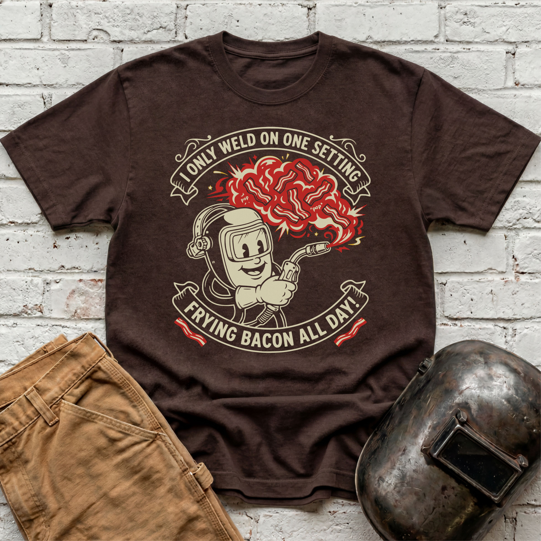 FRYING BACON ALL DAY T-shirt