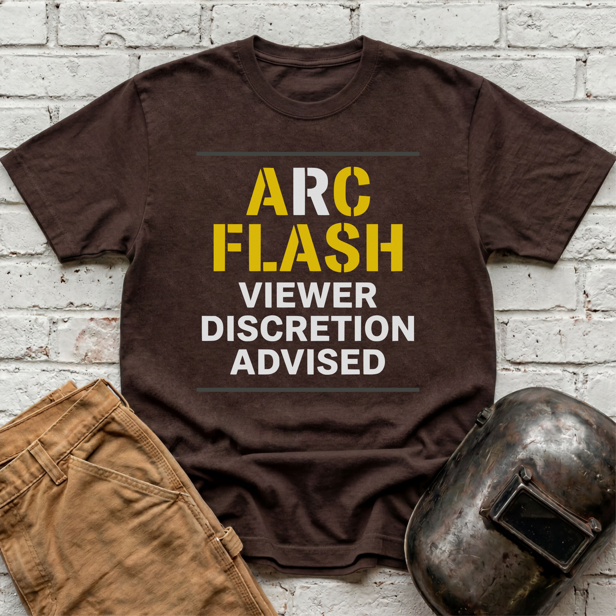 ARC FLASH Viewer Discretion Advised T-shirt