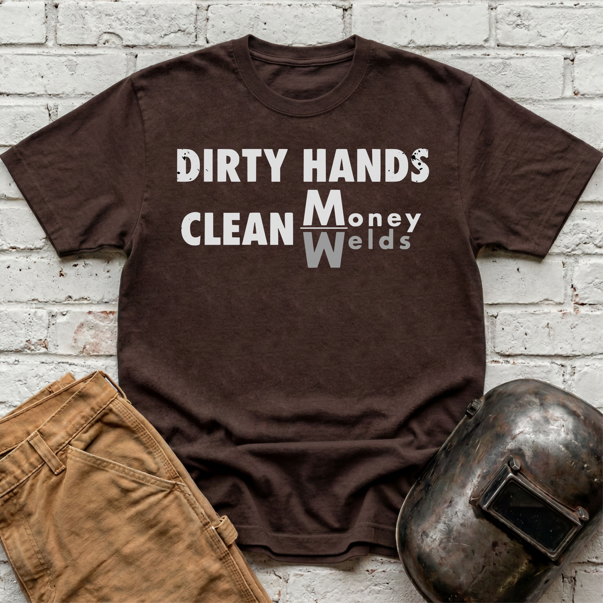 Dirty Hands Clean Money/Welds T-shirt