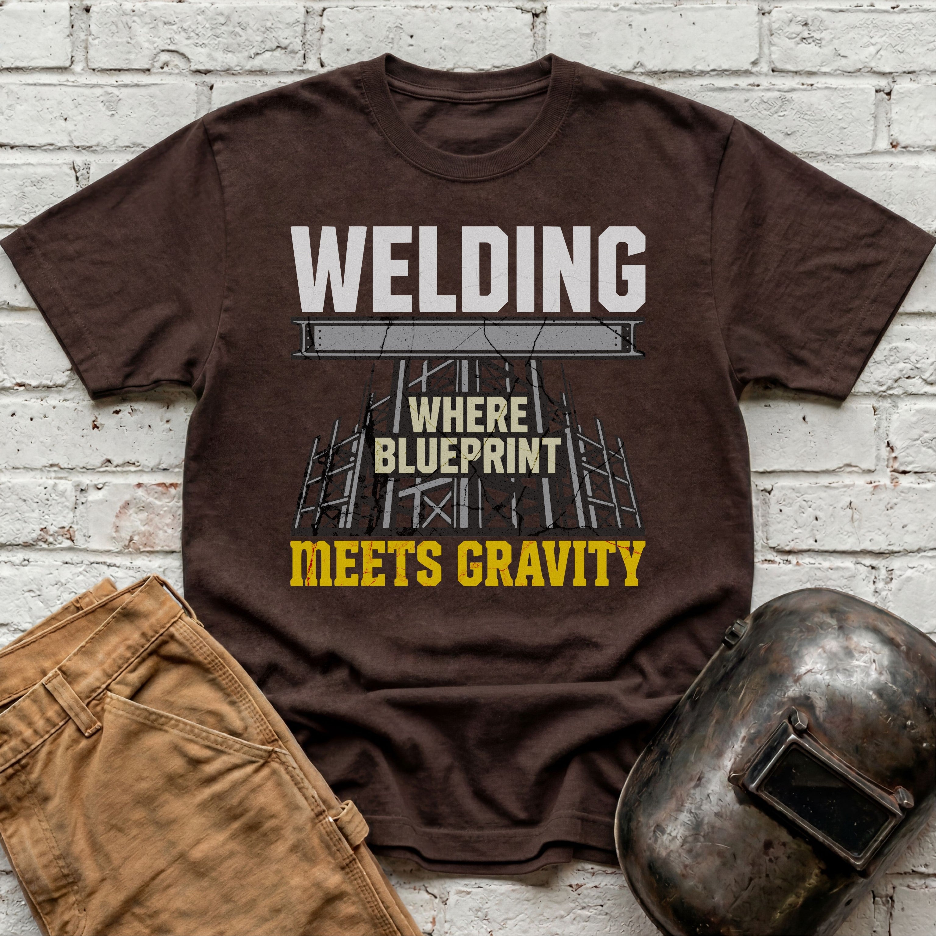 Where Blueprint Meets Gravity T-shirt