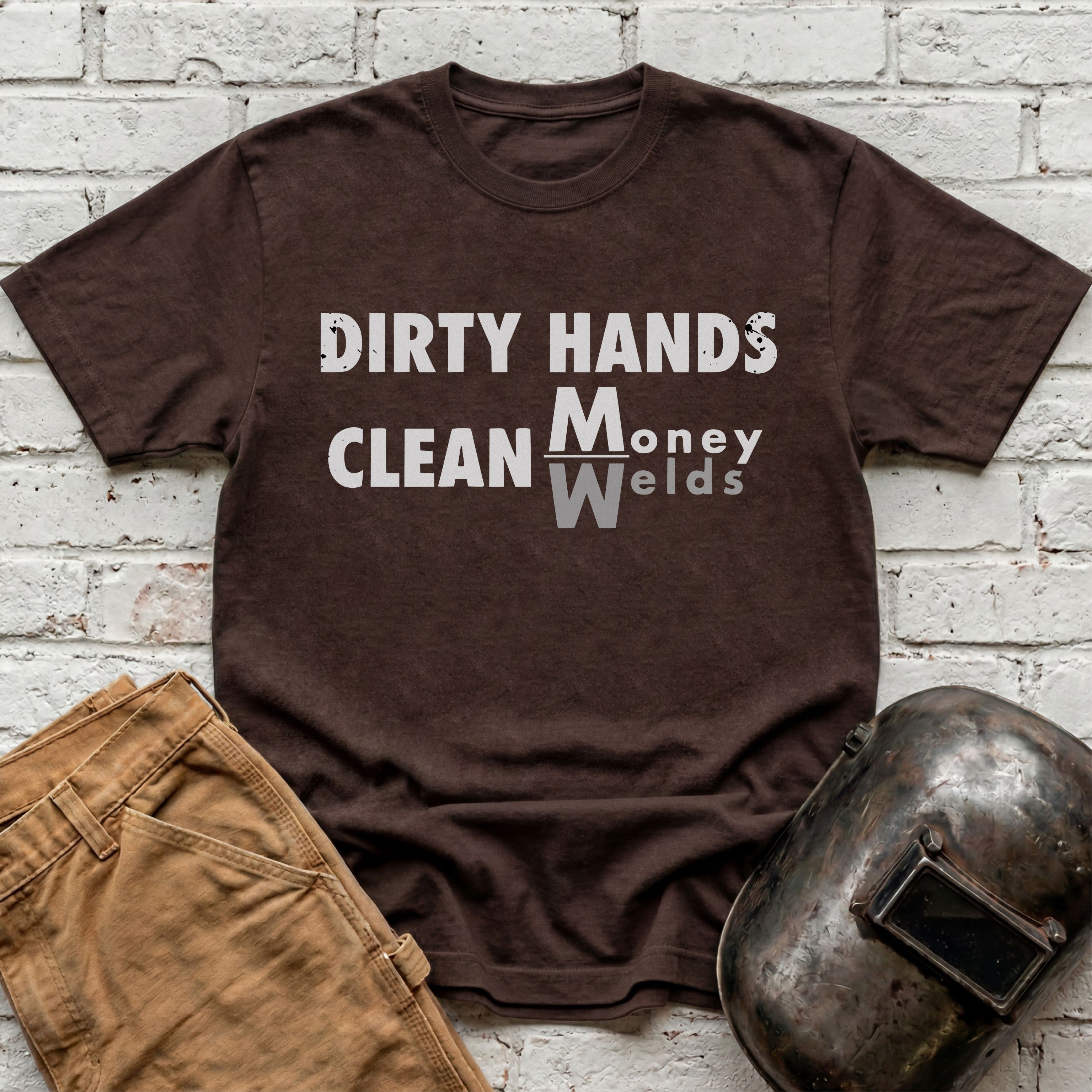 Dirty Hands Clean Money/Welds T-shirt