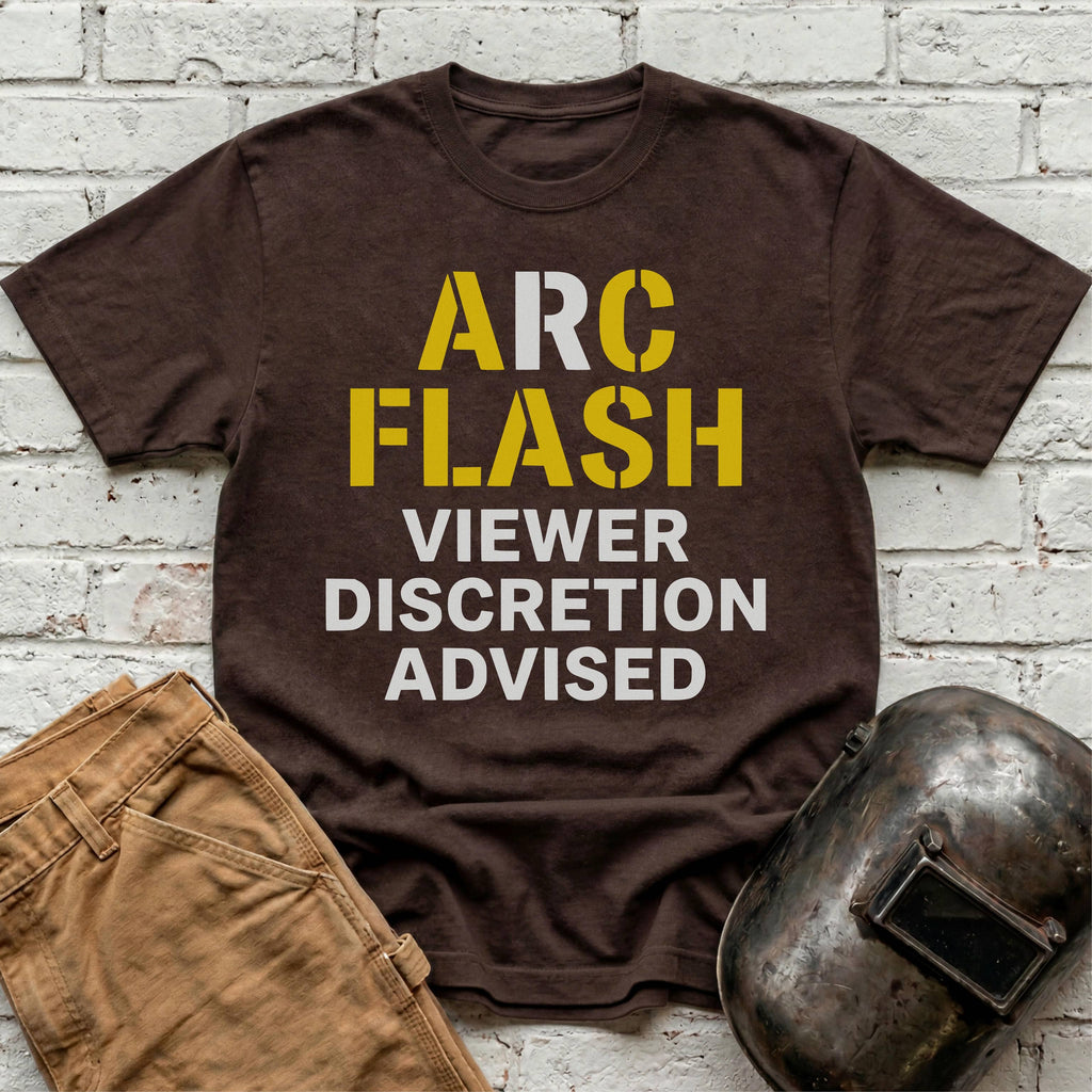 ARC FLASH Viewer Discretion Advised T-shirt