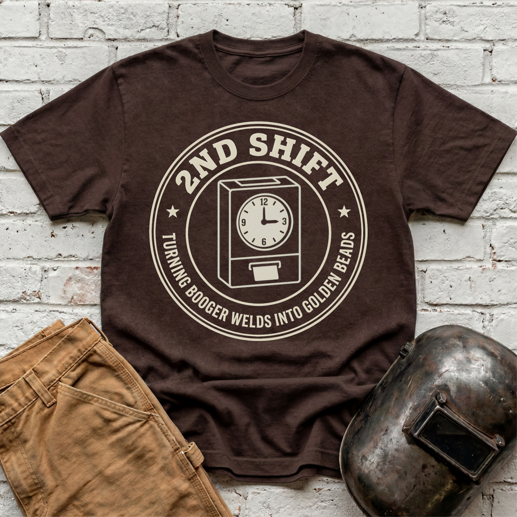 2nd shift clock T-shirt