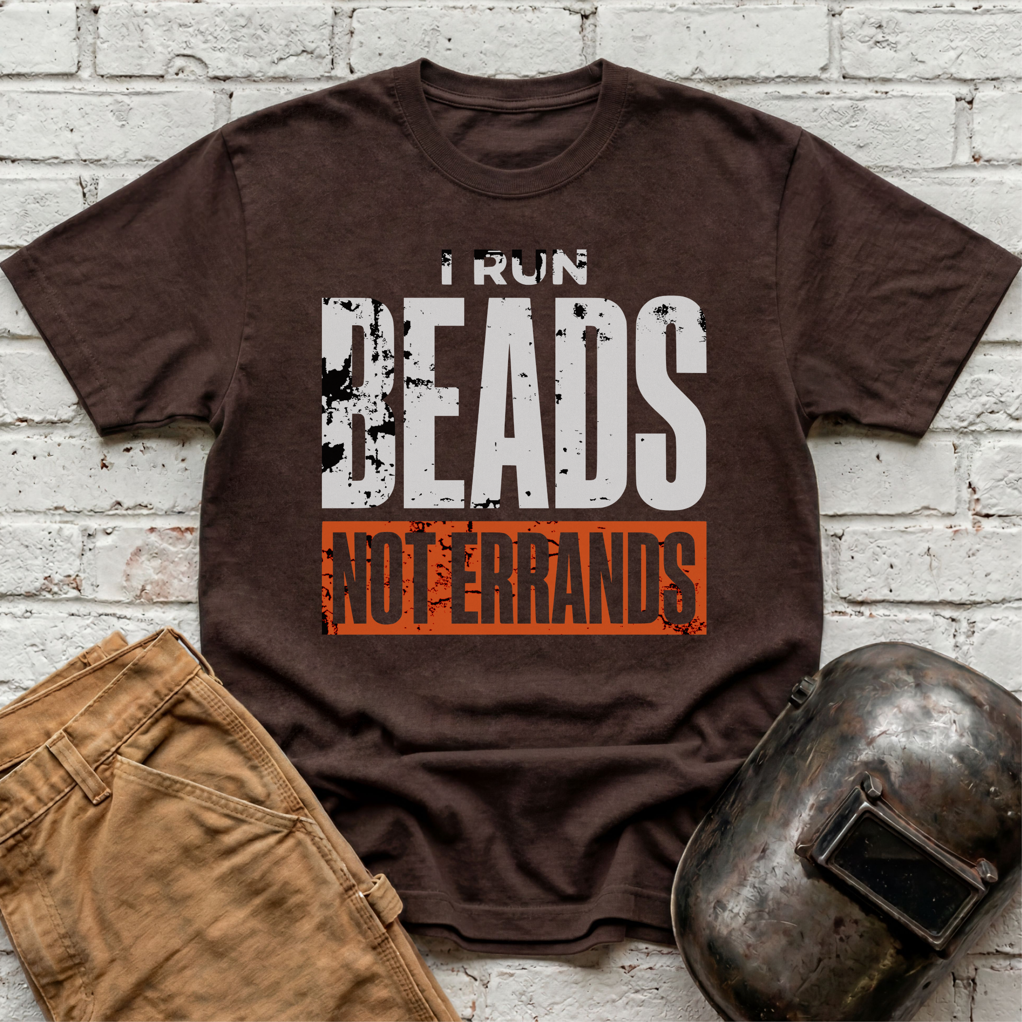 I run BEADS T-shirt