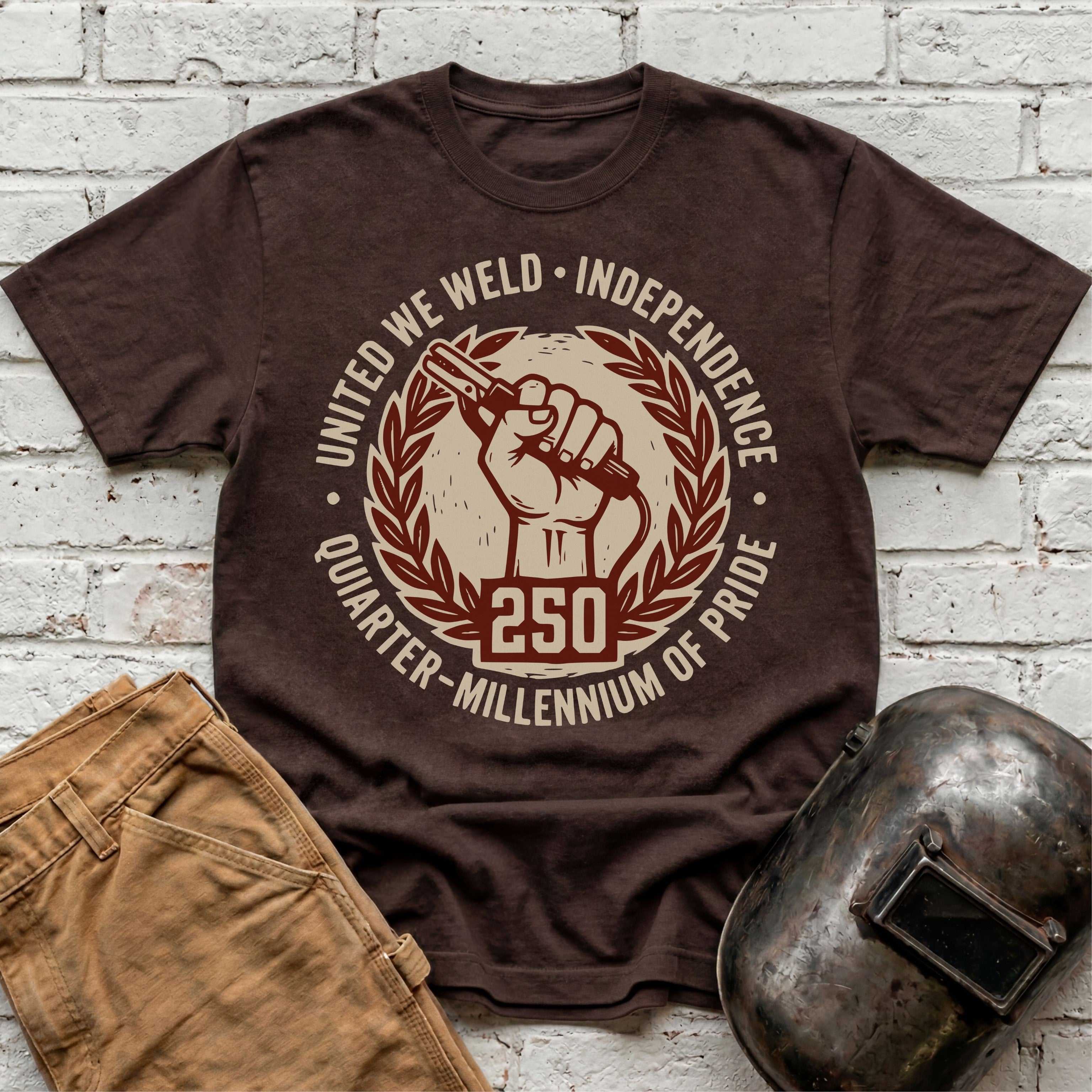 United We Weld - Quarter-Millenium of Pride T-shirt