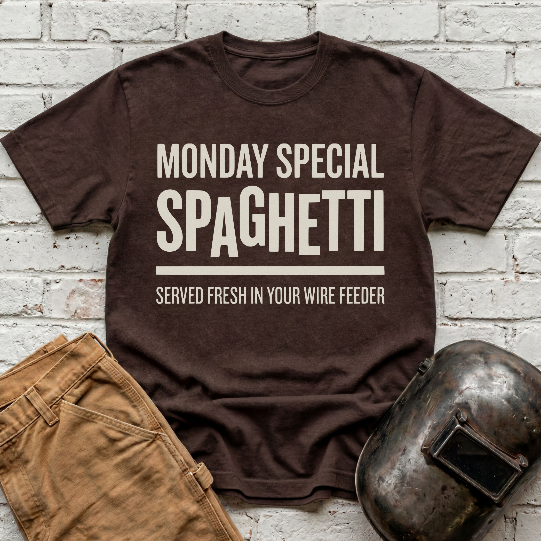 Monday special SPAGHETTI in your WIRE FEED T-shirt