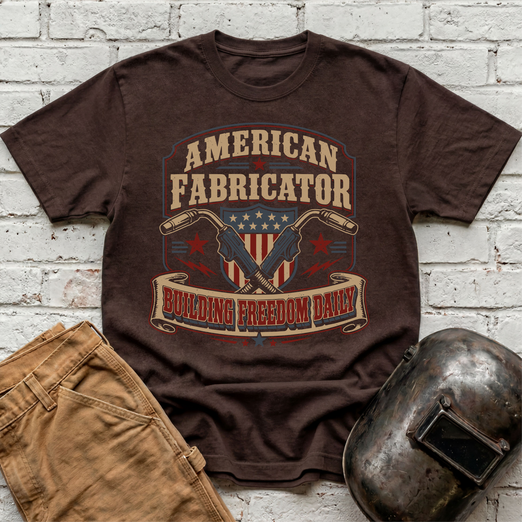 American Fabricator Building Freedom Daily T-shirt