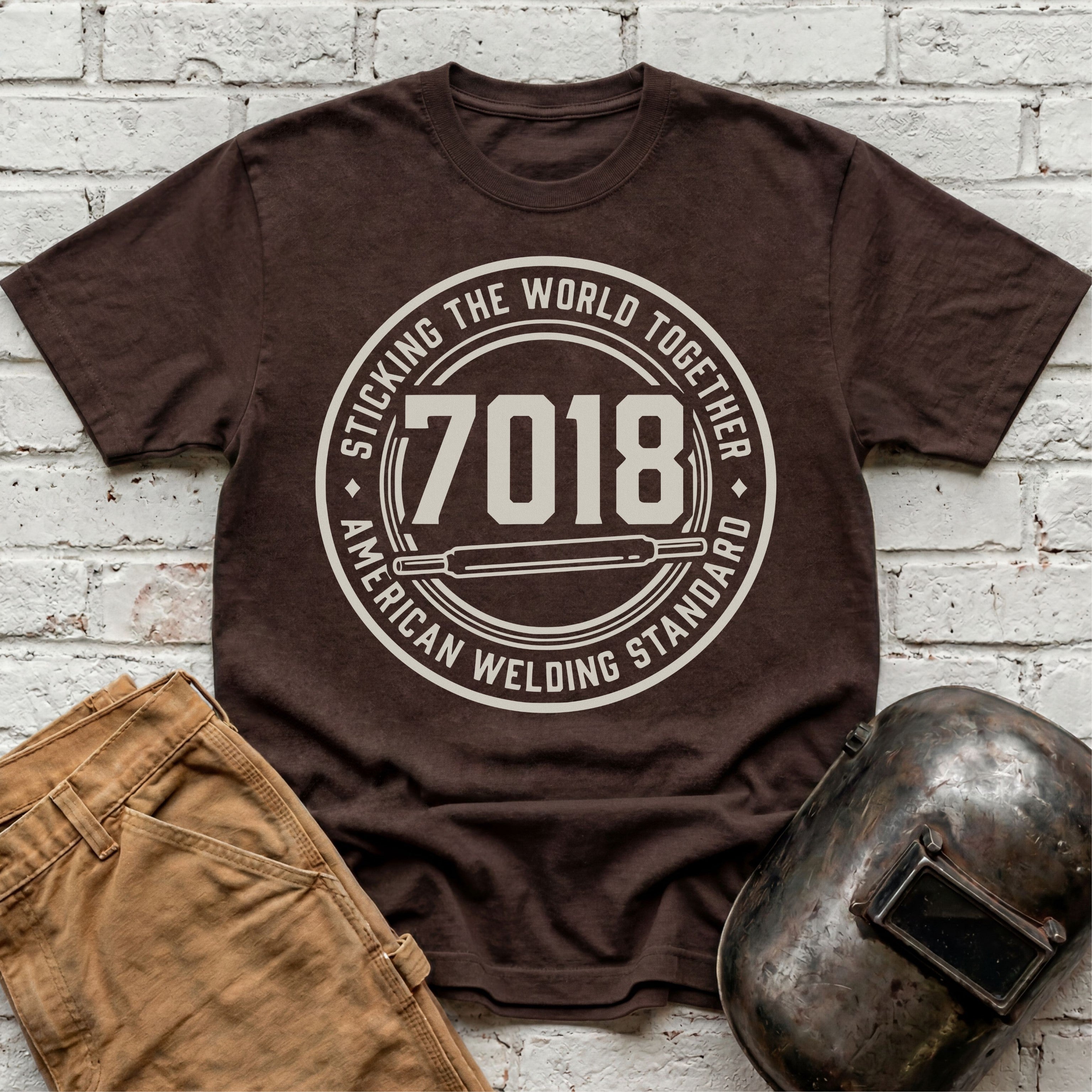 7018 Sticking The World Together T-shirt