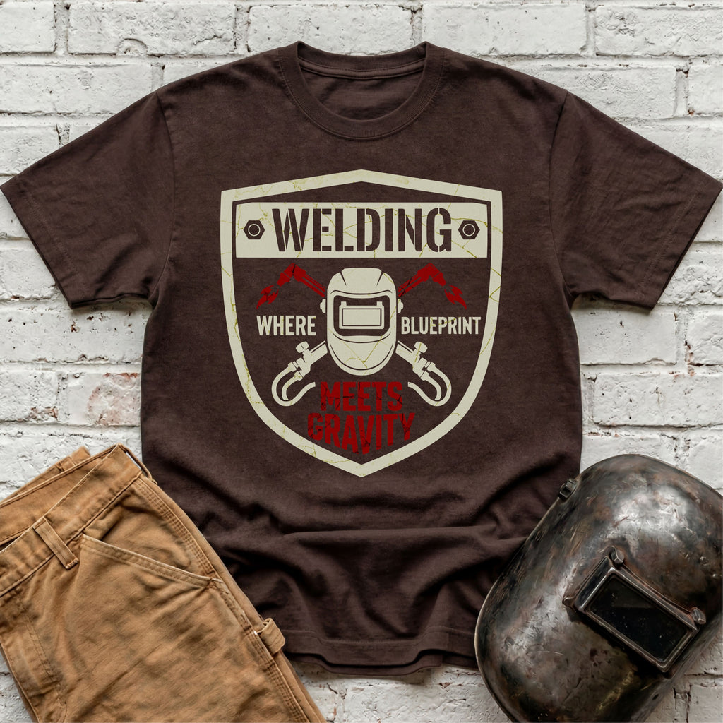 Where Blueprint Meets Gravity T-shirt