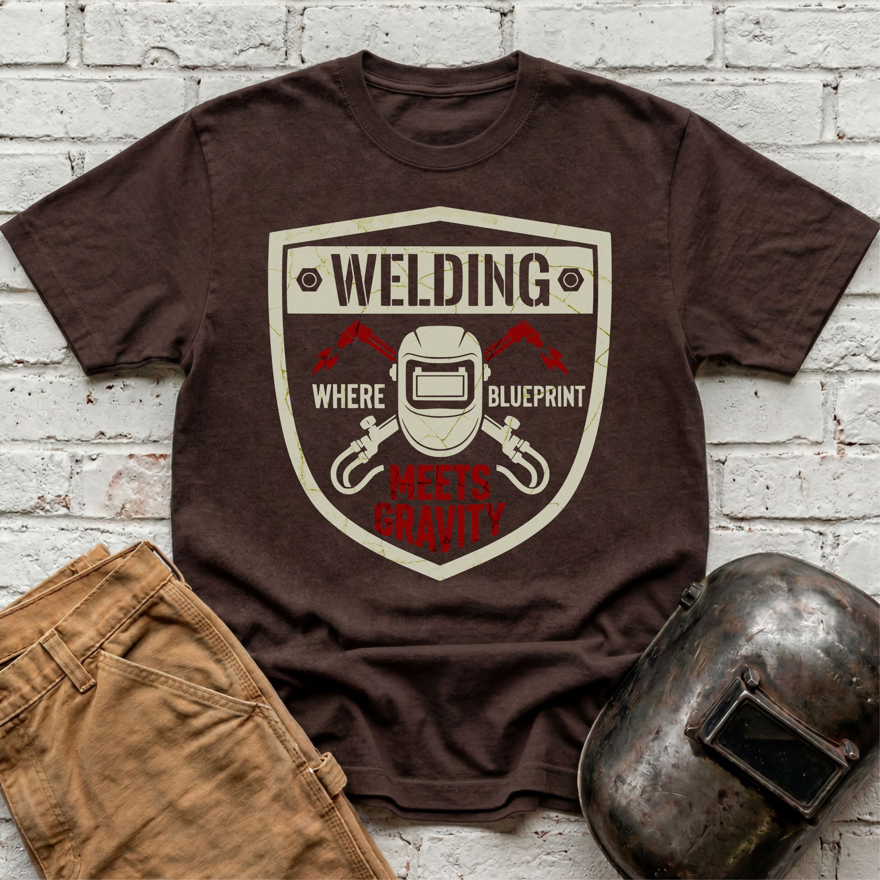 Where Blueprint Meets Gravity T-shirt
