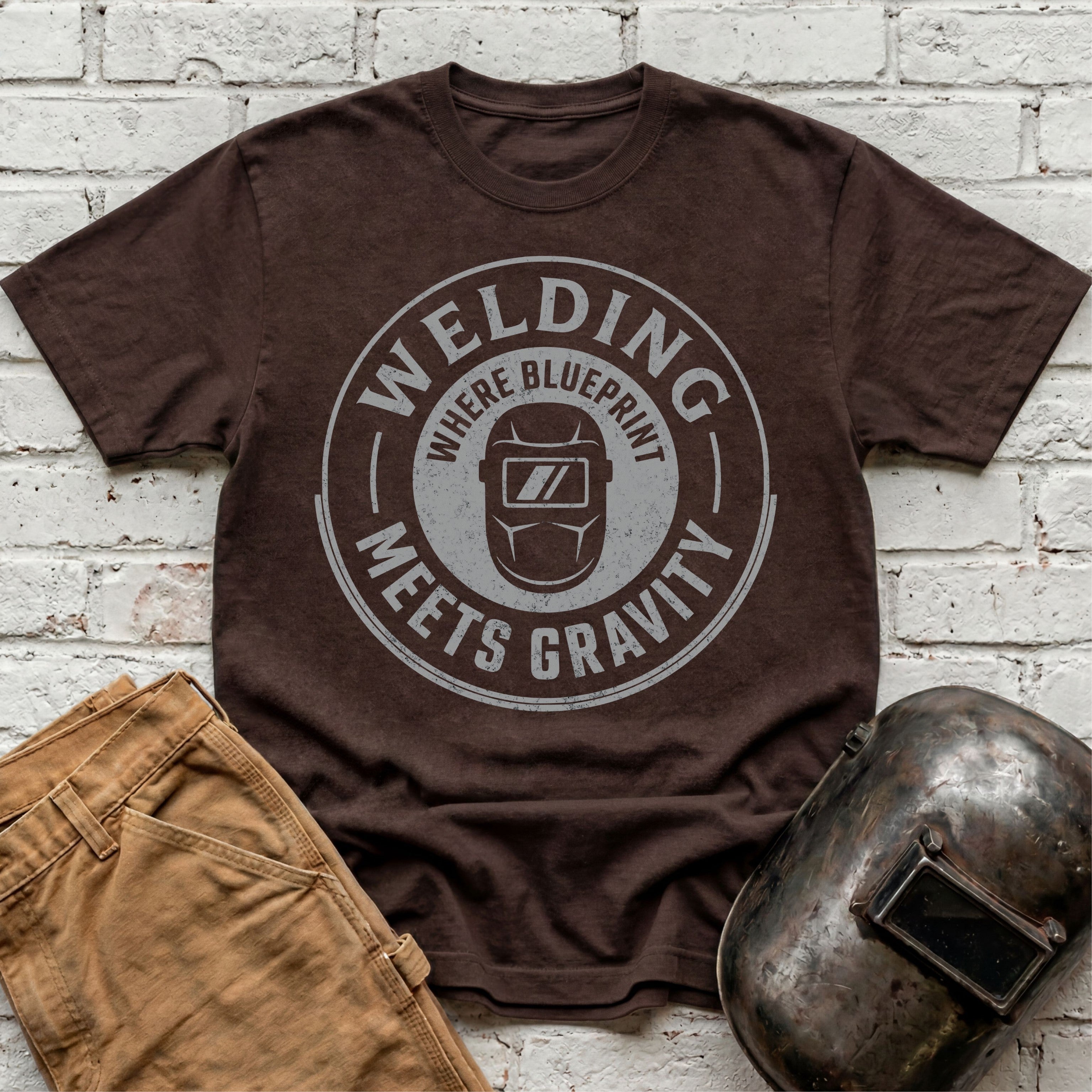 Where Blueprint Meets Gravity T-shirt