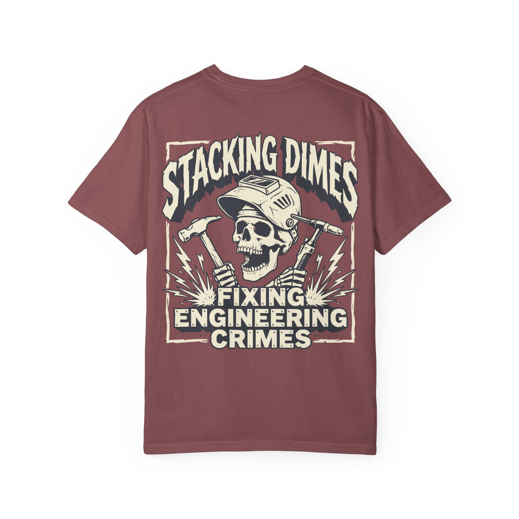 Stacking Dimes Backprint T-shirt