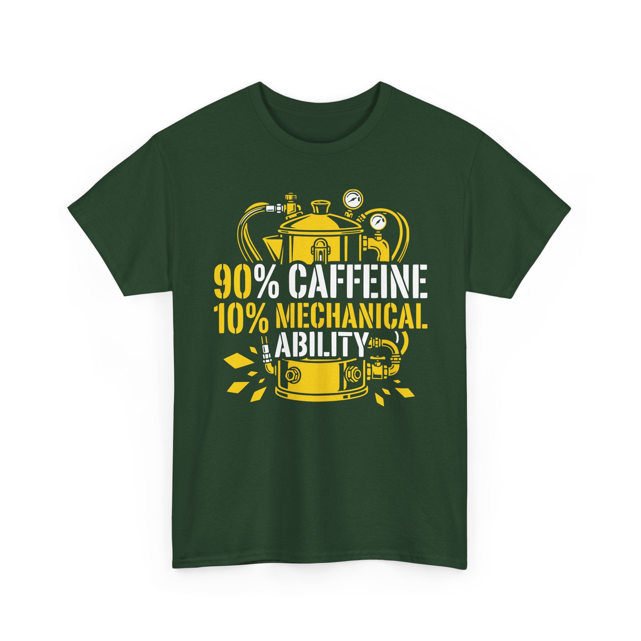 90% Caffeine 10% Mechanical Ability T-shirt