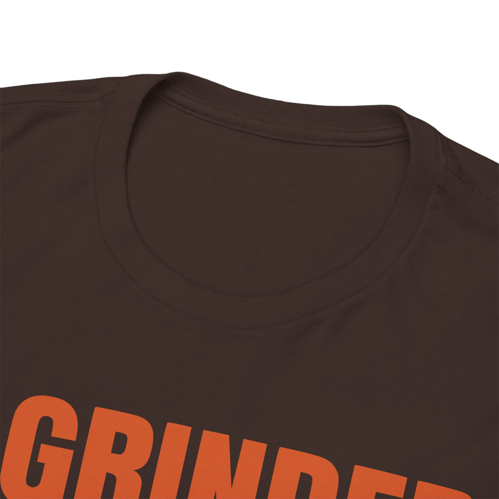 A Grinder and Paint text T-shirt