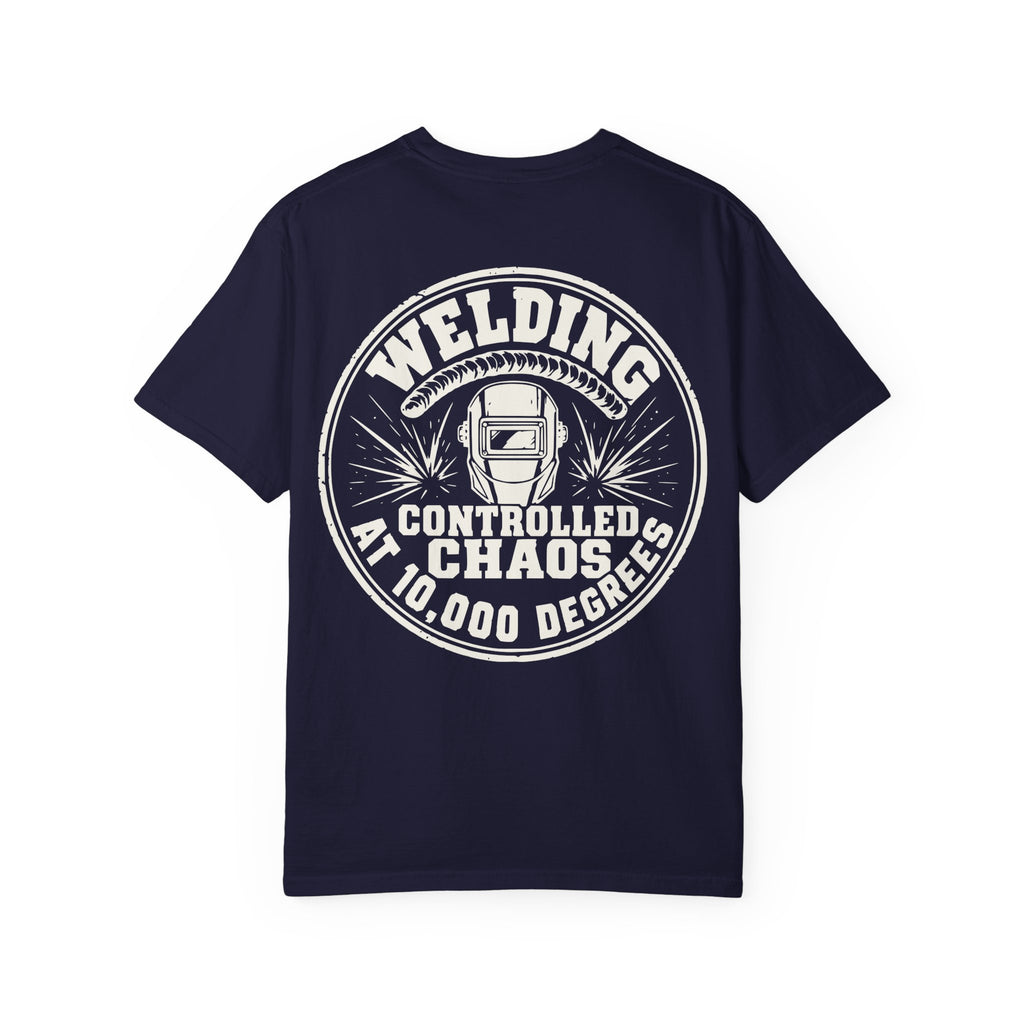 Controlled Chaos at 10'000 Degrees Backprint T-shirt