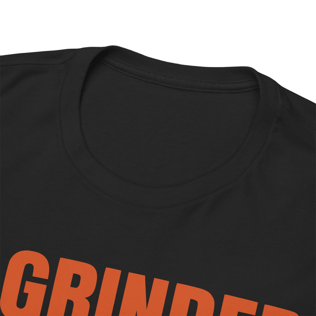 A Grinder and Paint text T-shirt