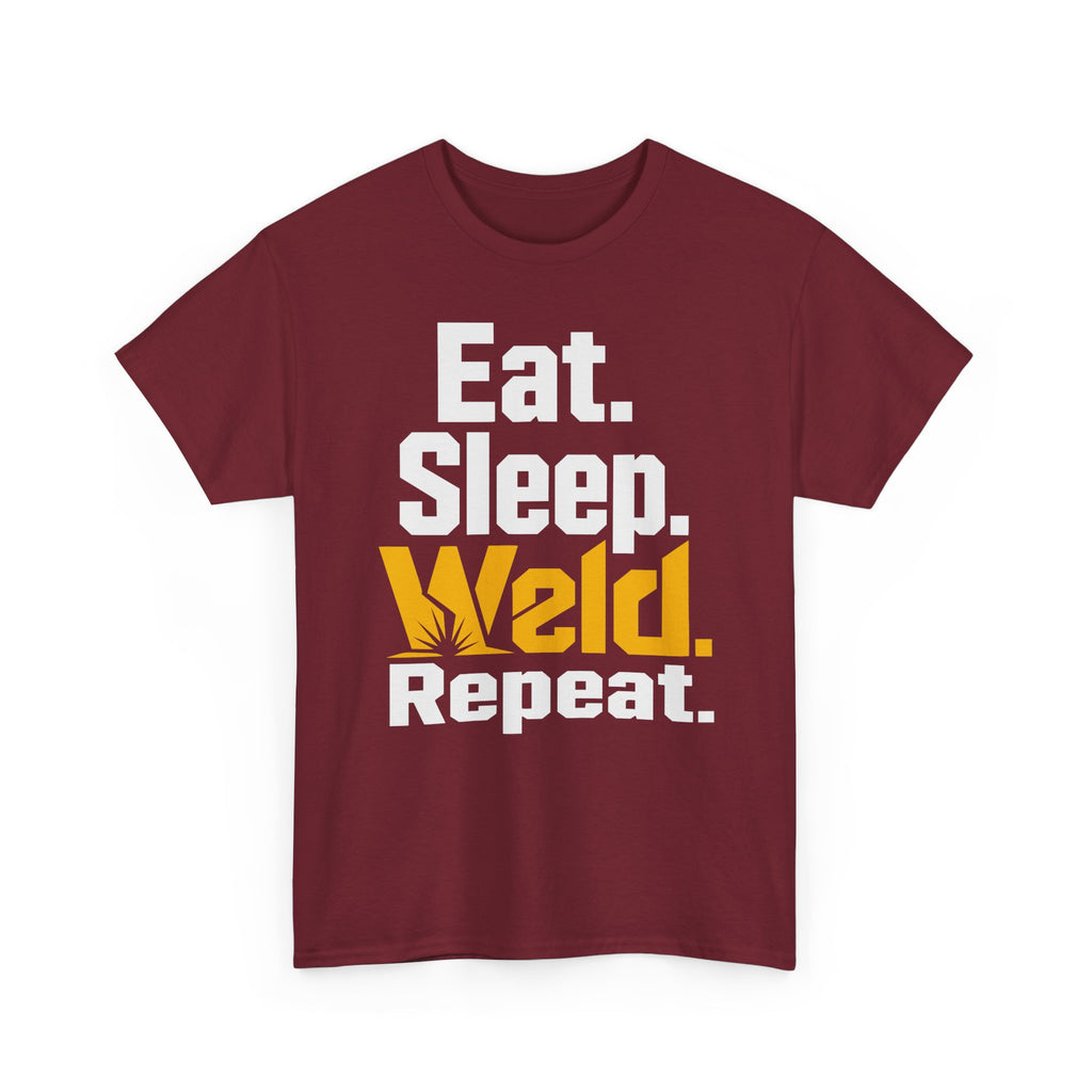 Eat. Sleep. WELD. Repeat. T-shirt