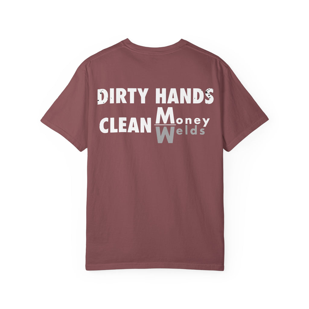 Dirty Hands Clean Money/Welds Backprint T-shirt