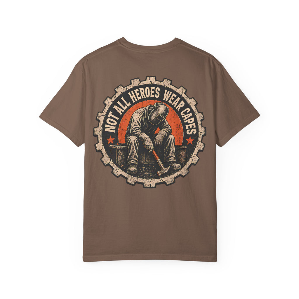 Not All Heroes Wear Capes Backprint T-shirt