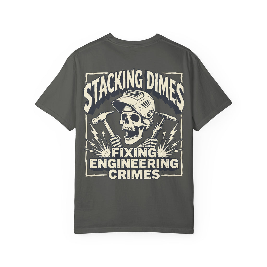 Stacking Dimes Backprint T-shirt