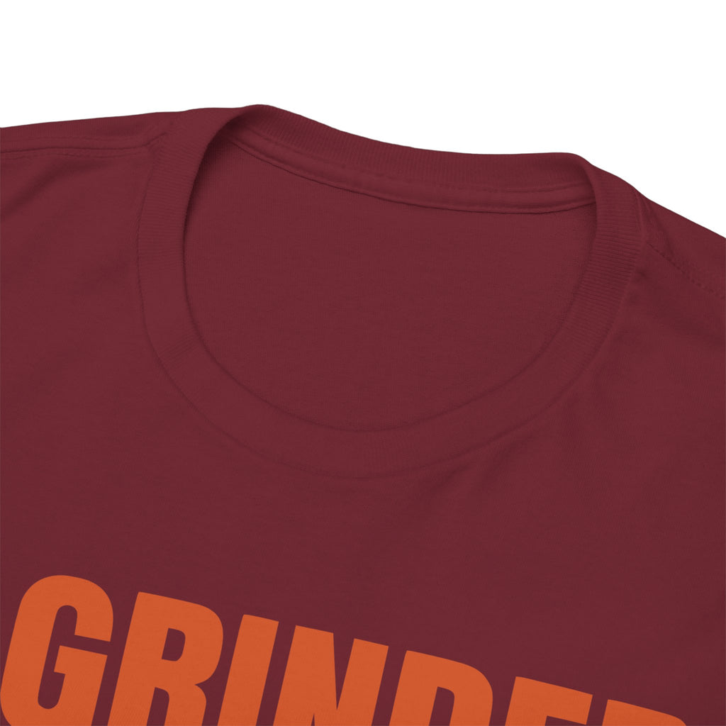 A Grinder and Paint text T-shirt