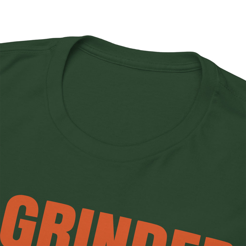 A Grinder and Paint text T-shirt