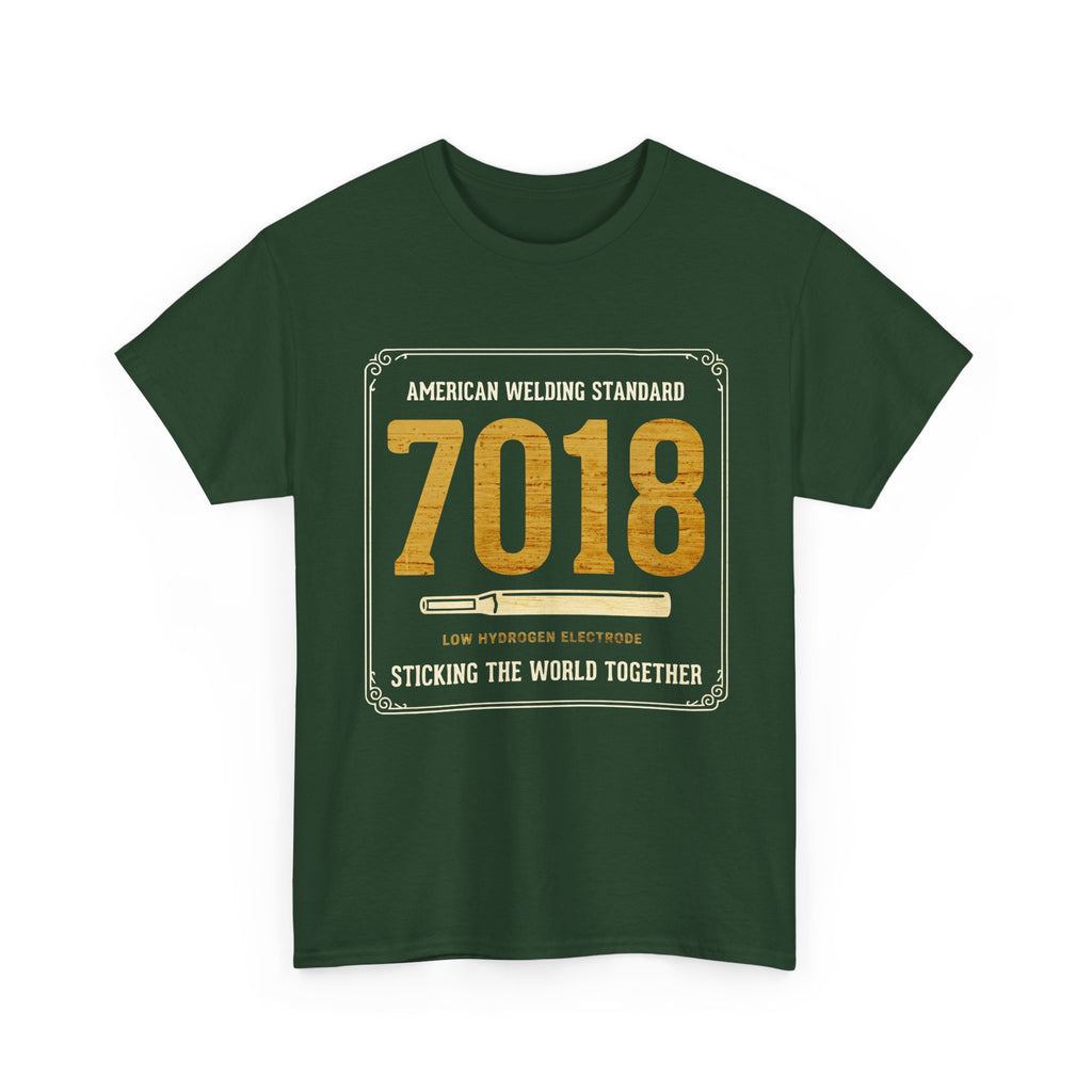 Sticking world with 7018 T-shirt